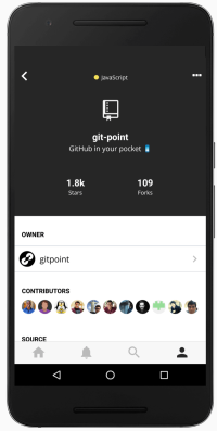 GitPoint Repository Screen